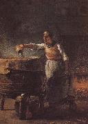 Jean Francois Millet Peasant confect the buck china oil painting artist